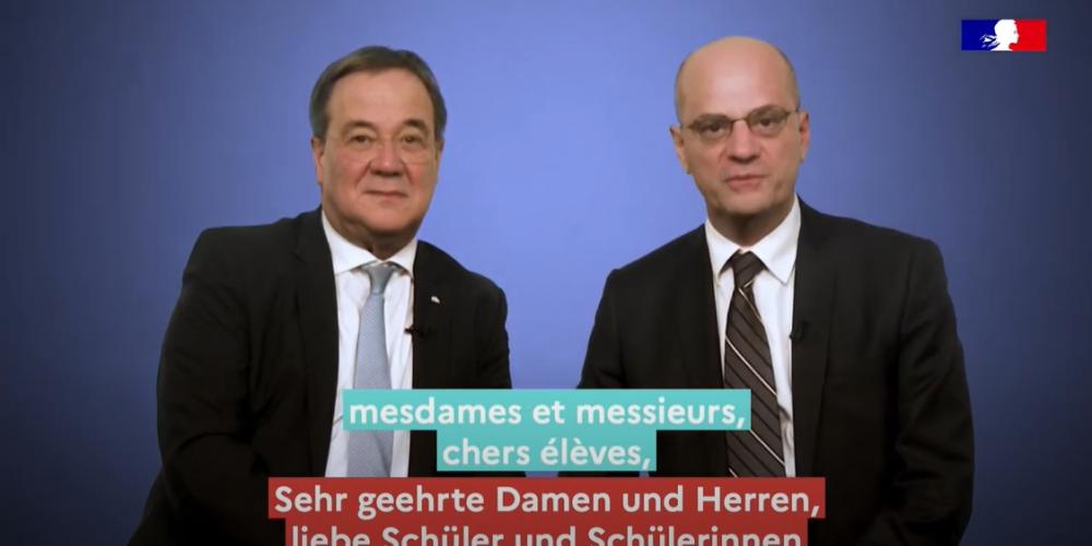 Armin Laschet et Jean-Michel Blanquer