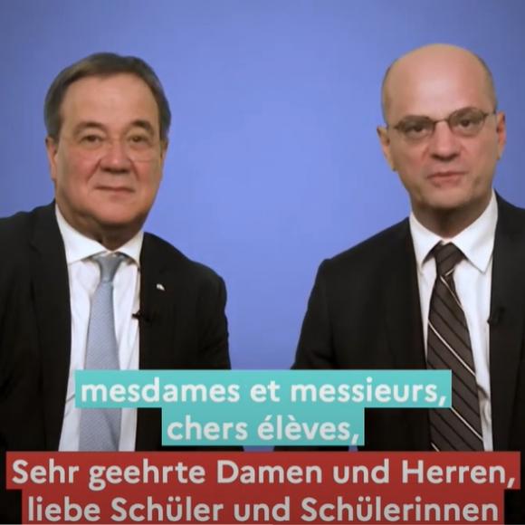 Armin Laschet et Jean-Michel Blanquer